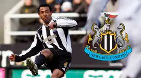 Nolberto Solano quedó 'enmarcado' en espectacular homenaje del Newcastle: "Sensación especial"