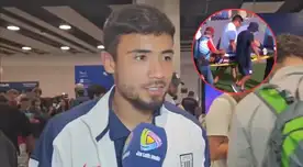 Nicolás Díaz reveló el susto que pasó tras marearse en el Alianza vs Juan Pablo II: "Se me durmió la boca" Nicolás Díaz reveló el susto que pasó tras marearse en el Alianza vs Juan Pablo II: "Se me durmió la boca"