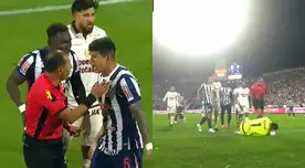 Mike Palomino cobró falta polémica a favor de Universitario y todo Alianza reclamó Mike Palomino cobró falta polémica a favor de Universitario y todo Alianza reclamó