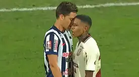 Federico Girotti y Andy Polo casi se van a golpes en el clásico entre Alianza Lima vs Universitario en Matute
