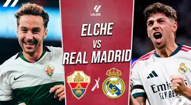 Real Madrid vs Elche EN VIVO: dónde ver, a qué hora juegan y pronóstico por LaLiga