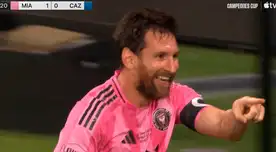 Lionel Messi anotó golazo de cabeza para poner el 1-0 del Inter Miami en la final de la Campeones Cup