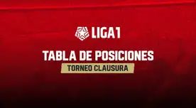 Tabla de posiciones del Torneo Clausura 2026: repasa cómo marcha la clasificación de la Liga 1