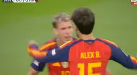 Alex Baena marcó golazo para poner el 2-2 de España ante Inglaterra por la Nations League