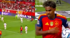 ¡De lujo! Gol de Lamine Yamal para su doblete en el 3-1 de España contra Croacia por Nations League