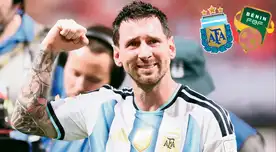 Argentina vs. Benín con la despedida de Messi: ¿a qué hora juegan y dónde ver el amistoso?