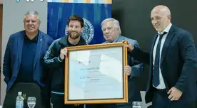 Lionel Messi recibió Doctorado Honoris Causa antes de su último partido con Argentina