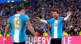 Lionel Messi dio brillante asistencia en su despedida y Otamendi marcó el 1-0 de Argenina ante Benín