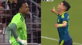 Samuel Velásquez anotó un golazo para el 1-0 de Colombia sobre la selección peruana