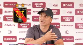 Fabián Bustos, DT de Universitario, mandó fuerte advertencia a Melgar: "Dominarlo y presionarlo"