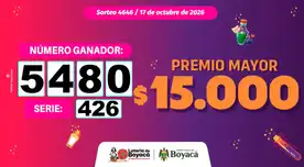 Resultado Lotería de Boyacá del sábado 17 de octubre: revisa los números ganadores del premio mayor Resultado Lotería de Boyacá del sábado 17 de octubre: revisa los números ganadores del premio mayor