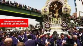 Señor de los Milagros: sigue el tercer recorrido de HOY, lunes 19 de octubre y conoce dónde está el anda