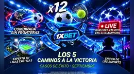 Las apuestas combinadas ganadoras de septiembre: las cinco combinadas más destacadas de 1xBet Perú Las apuestas combinadas ganadoras de septiembre: las cinco combinadas más destacadas de 1xBet Perú