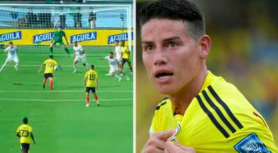 Video: Vea el golazo de James con Colombia frente a Uruguay