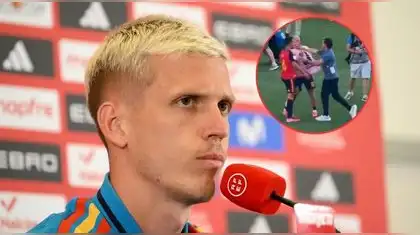 Dani Olmo cuestionó las disculpas de Roberto Ayala.