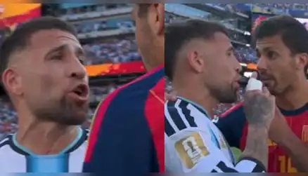 Otamendi y Rodri en tenso cruce tras la final del Mundial: "Toda la semana estuviste llorando"