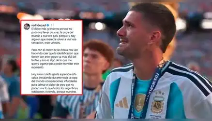 De Paul apuntó contra detractores de Argentina con firme mensaje: "Conspiraciones infundadas"