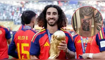 ¡Marc Cucurella cumplió su promesa! Se tatuó la cara de Luis de la Fuente tras ganar el Mundial 2026 ¡Marc Cucurella cumplió su promesa! Se tatuó la cara de Luis de la Fuente tras ganar el Mundial 2026
