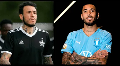 Gustavo Dulanto y Sergio Peña, los dos peruanos que podrían estar en la Champions League.  