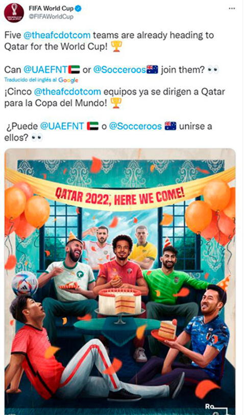 FIFA pone en incógnita la posibilidad de ver a Australia o Emiratos Árabes en el Mundial.   