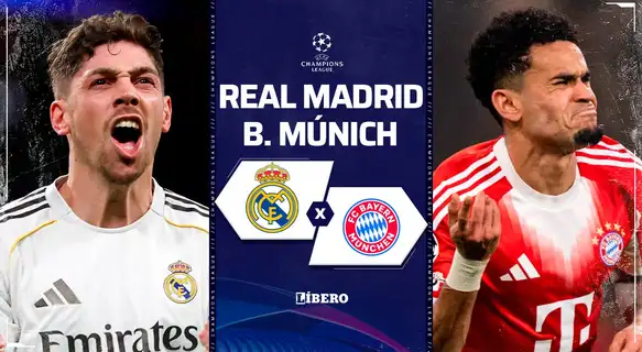 Real Madrid vs Bayern Múnich por Champions League desde el Bernabéu