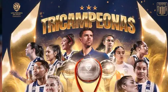 ¡Alianza Lima es tricampeón! Las íntimas vencieron 3-2 a la San Martín por la Liga Peruana de Vóley