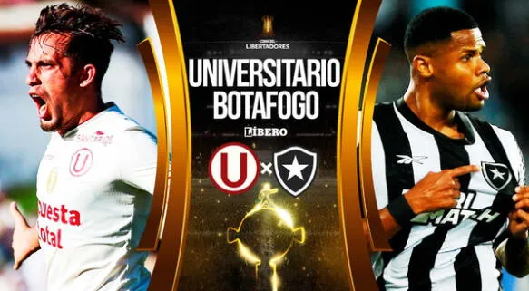 Universitario vs Botafogo EN VIVO partido desde Brasil por Copa Libertadores