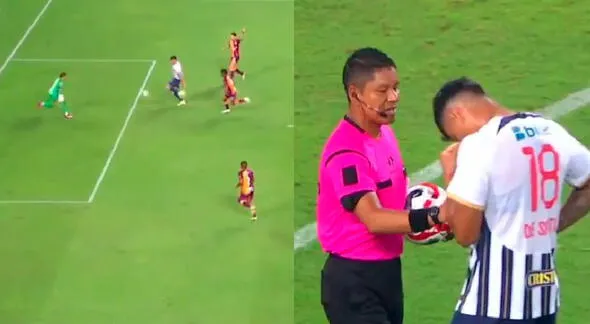 De Santis marcó el 4-0 para Alianza y celebró por todo lo alto, pero se lo anularon - VIDEO