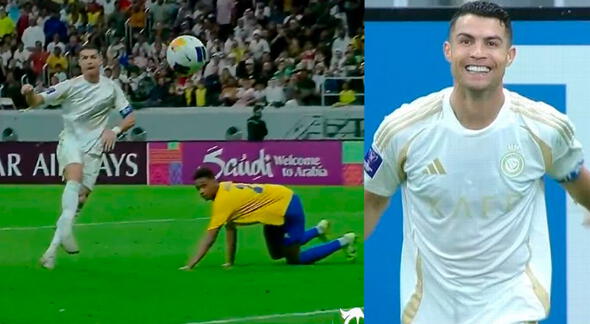 ¡Imparable! Cristiano Ronaldo anotó doblete y sumó su gol 913 tras un furibundo remate