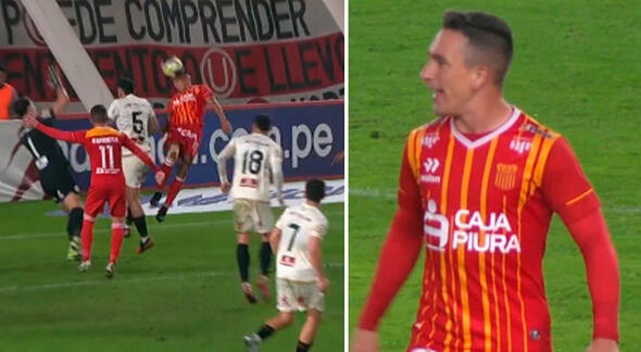 Grave error de Britos que le permitió a Bandiera anotar el descuento para Atlético Grau