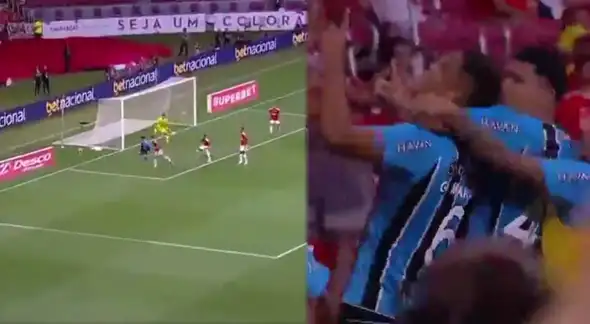 Erick Noriega se lució con gran asistencia para el gol que le está dando el título a Gremio Erick Noriega se lució con gran asistencia para el gol que le está dando el título a Gremio