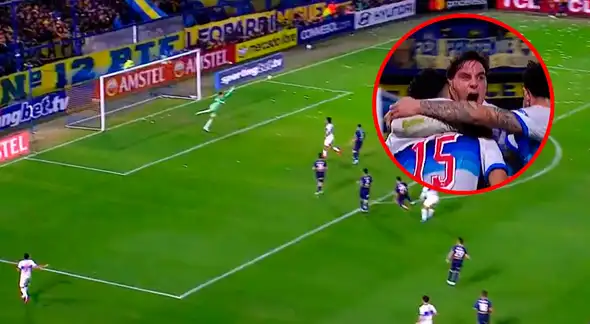 Clemente Montes anotó golazo para la U. Católica que elimina a Boca Juniors de la Copa Libertadores