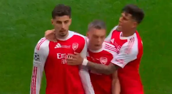 ¡En 5 minutos! Gol de Havertz para el 1-0 de Arsenal ante PSG en la final de Champions League