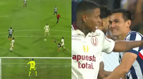 ¡Era el gol de la fecha! Jairo Vélez casi anota el empate de Alianza Lima ante Universitario
