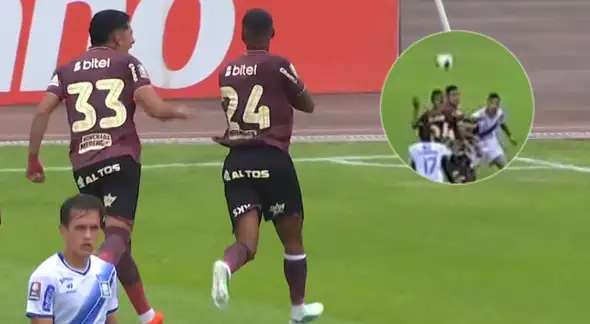 ¡Cabezazo certero! Andy Polo marcó el 2-0 de Universitario ante Alianza Atlético