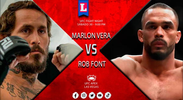 Marlon Chito Vera vs. Rob Font: resultados UFC Fight Night 2022