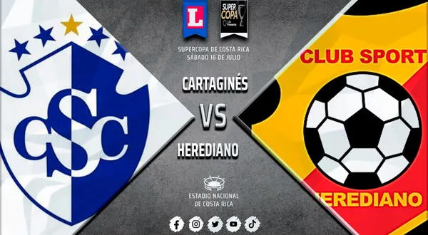 Cartaginés vs. Herediano: resumen Supercopa de Costa Rica
