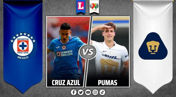 Cruz Azul vs Pumas EN VIVO por Liga MX: partido minuto a minuto Cruz Azul vs Pumas EN VIVO por Liga MX: partido minuto a minuto