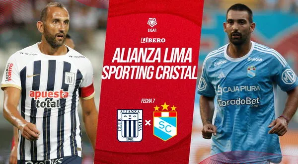 Alianza Lima vs Sporting Cristal por Liga 1 Perú: resumen y goles
