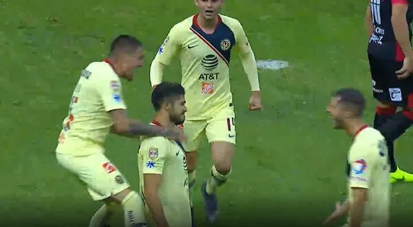 América vs Lobos BUAP EN VIVO: Henry Martín metió el cabezazo y anotó el  gol del 1-0 [VIDEO]