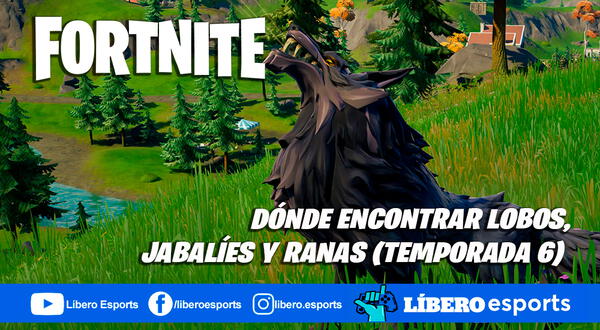 Fortnite: ubicación de Lobos, Jabalíes y Ranas - GUÍA Temporada 6