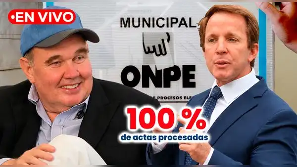 ONPE resultados del 100% de actas procesadas: sigue EN VIVO el conteo voto a voto entre RLA y Francis Allison