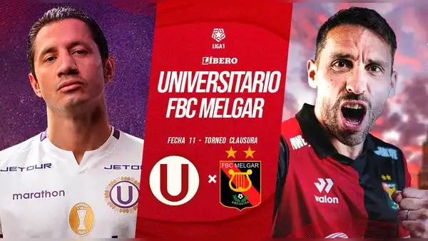 Universitario vs. Melgar EN VIVO por Liga 1 MAX: transmisión del partido