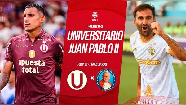 Universitario vs Juan Pablo II EN VIVO por Liga 1: sigue la transmisión del partido