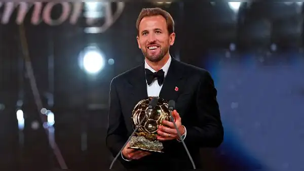 Harry Kane ganó el Balón de Oro 2026: estos fueron los ganadores de la gala