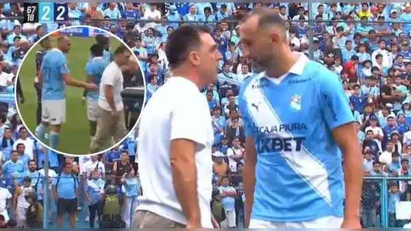 Revelan inédito video de la verdadera razón de la pelea entre Pablo Guede y Hernán Barcos
