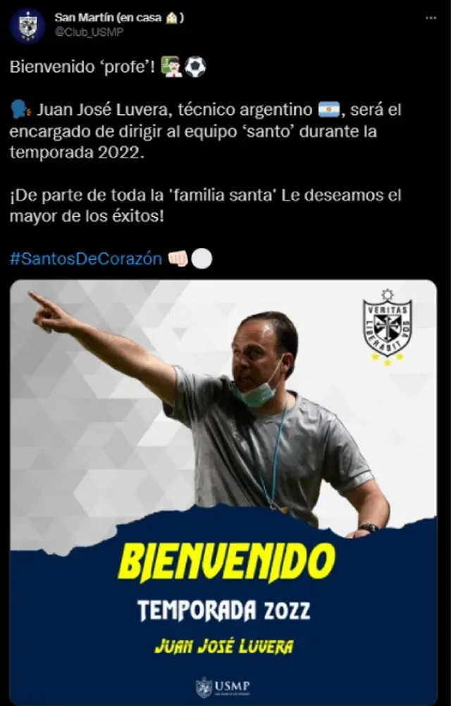 San Martín Juan José Luvera