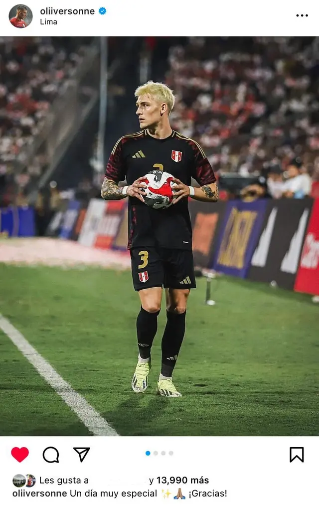Oliver Sonne, selección peruana
