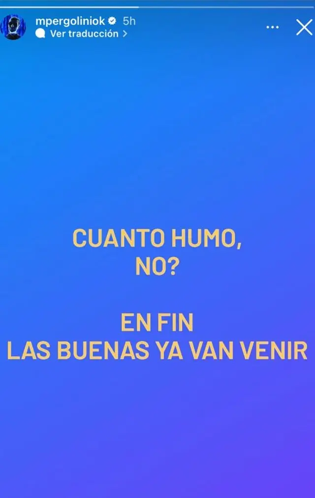 Mario Pergolini y su mensaje contra Edinson Cavani.   