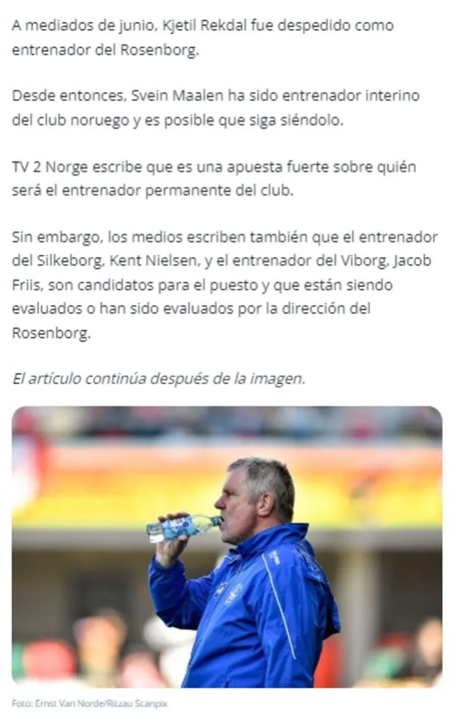 DT de Silkeborg le daría mala noticia a Oliver Sonne DT de Silkeborg le daría mala noticia a Oliver Sonne